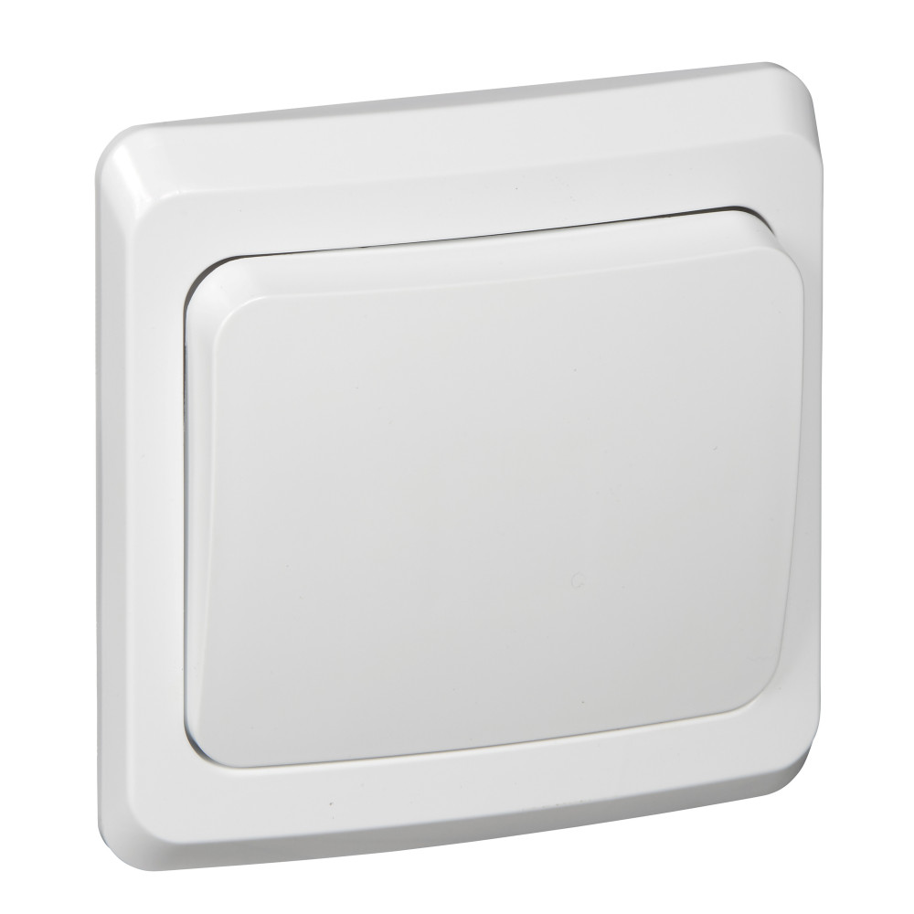 ЭТЮД С/У 1-клавишный ПЕРЕКЛЮЧАТЕЛЬ 10 АХ, БЕЛЫЙ