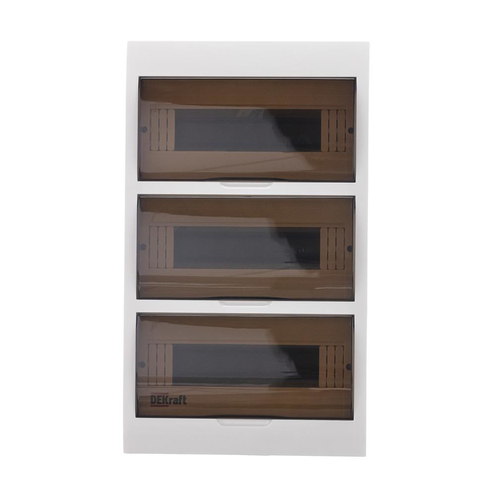 Корпус пластиковый навесной прозр. дв. 3 ряда 36 модулей IP41 ЩРН-П