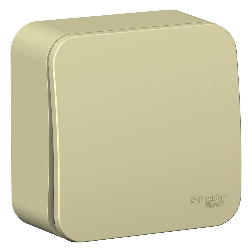 BLANCA О/У 1-клавишный ВЫКЛЮЧАТЕЛЬ (сх.1) ИЗОЛ.ПЛ., 10А, 250В, БЕЖЕВЫЙ