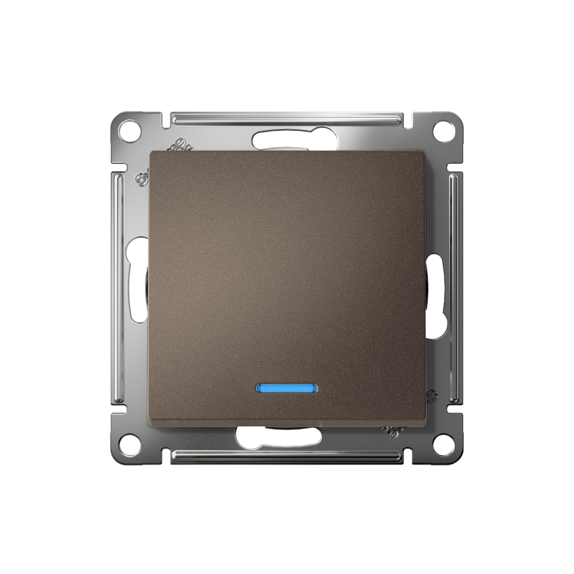 ATLASDESIGN 1-клавишный ВЫКЛЮЧАТЕЛЬ с подсветкой, сх.1а, 10АХ, механизм, МОККО