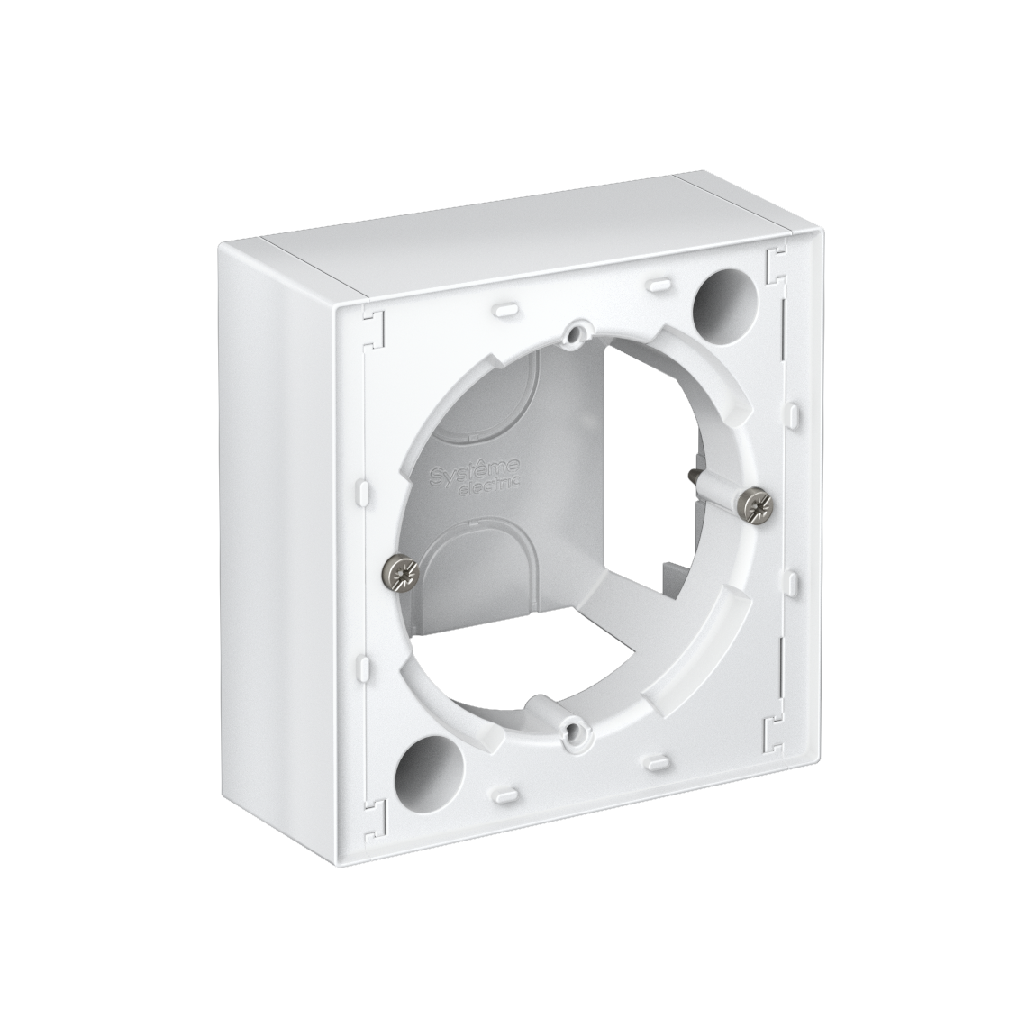 ATLASDESIGN КОРОБКА для наружного монтажа, БЕЛЫЙ