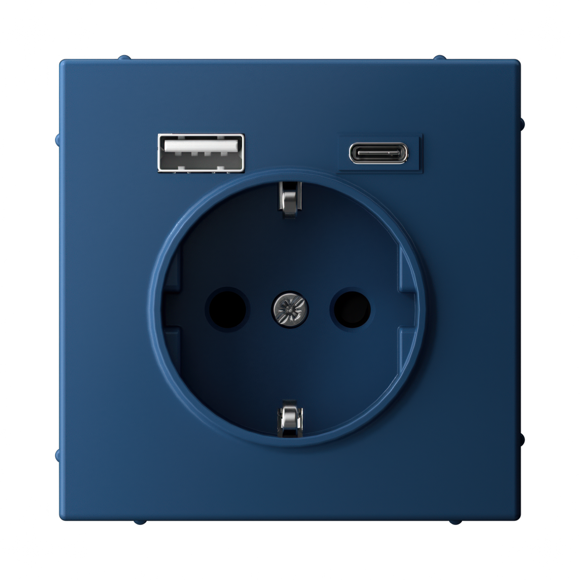 ARTGALLERY РОЗЕТКА 16А с 2 USB A+C, 5В/2,4А/3,0А, 2х5В/1,5А, механизм, АКВАМАРИН