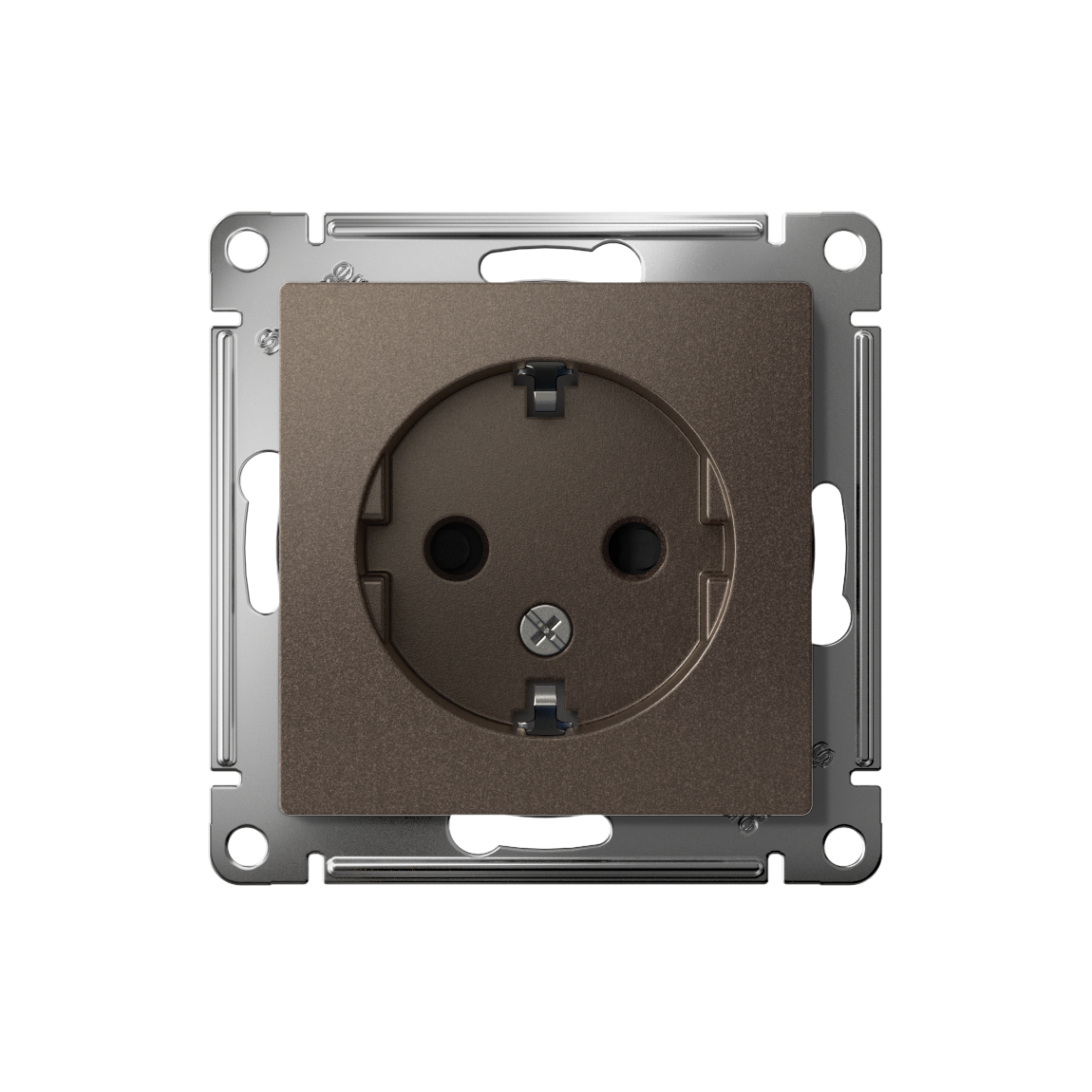 ATLASDESIGN РОЗЕТКА с заземлением со шторками, 16А, механизм, МОККО