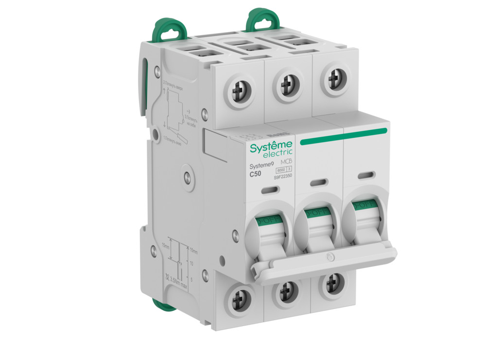 Systeme9 Автоматический выключатель (АВ) C 50A 3P 6kA 400В