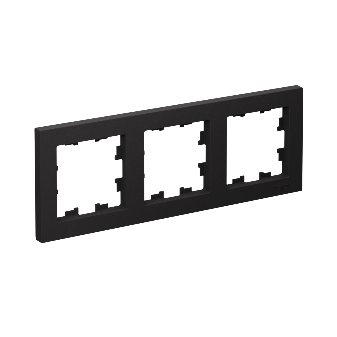 ATLASDESIGN 3-постовая РАМКА, универсальная, КАРБОН