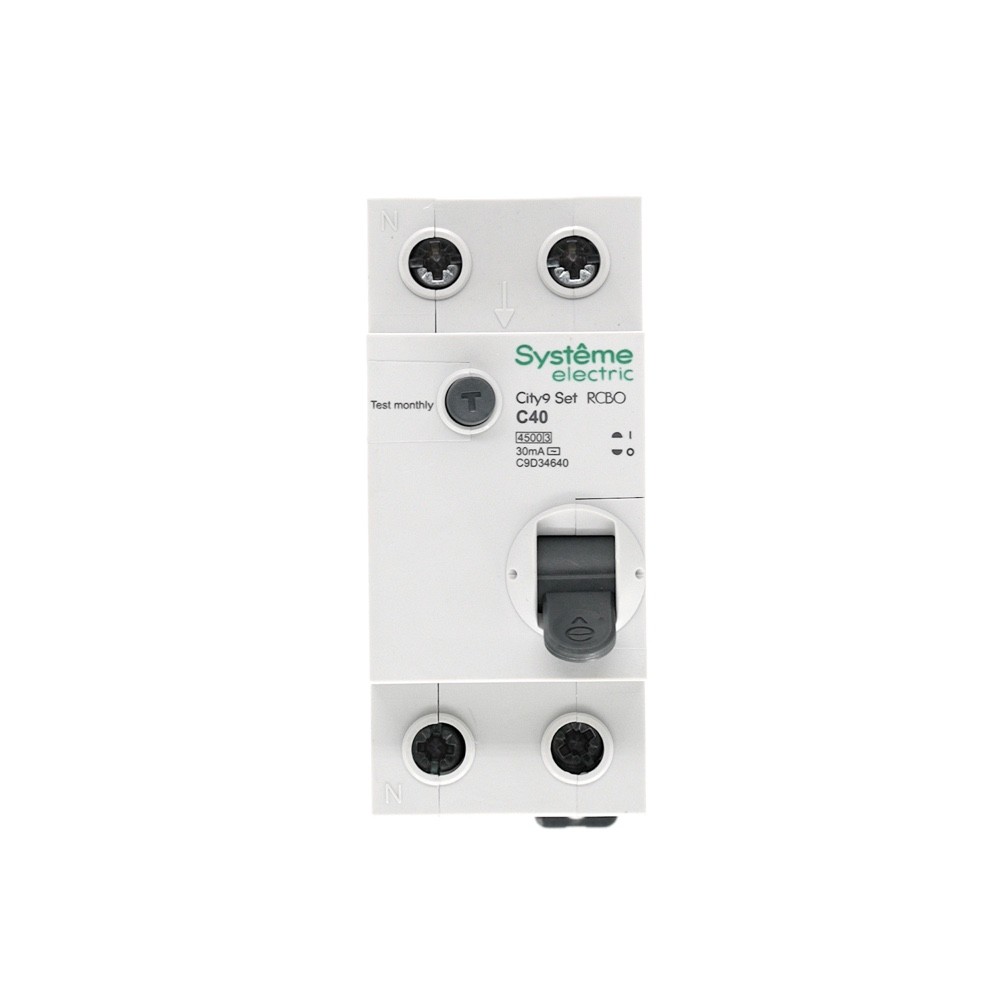 City9 Set Авт. выкл. диф. тока (АВДТ) 1P+N С 40А 4.5kA 30мА Тип-AС 230В