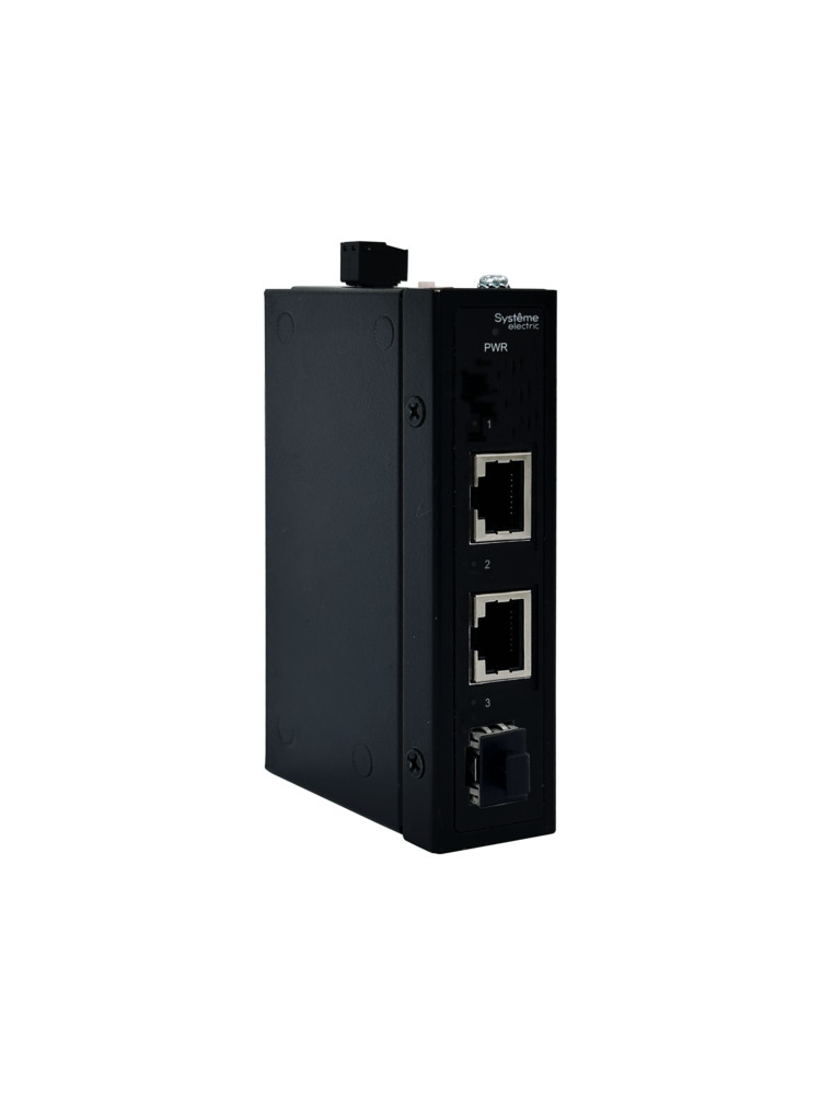 Неуправляемый промышленный коммутатор Ethernet, 2x10/100/1000BaseT, 1x100/1000BaseX SFP