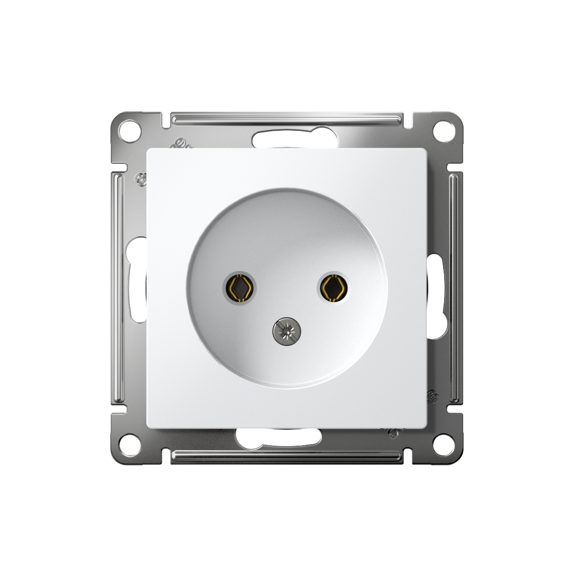 ATLASDESIGN РОЗЕТКА без заземления без шторок, 16А, механизм, ЛОТОС