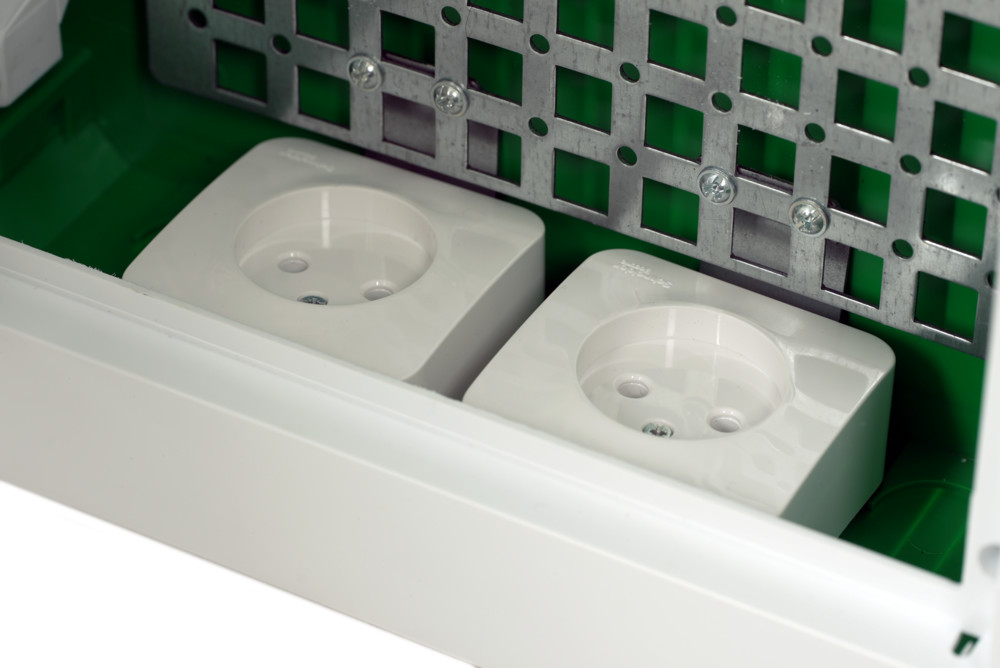 City9 Box IT корпус встраиваемый с проз дв. 3ряд/36мод 2 розетки