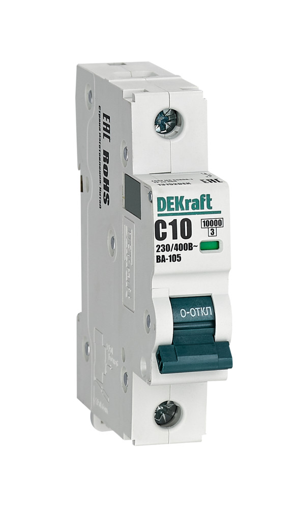 Автоматический выключатель ВА-105 1P 10А C 10кА