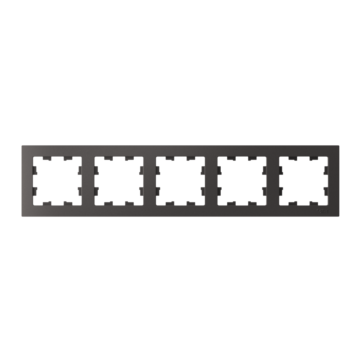 ATLASDESIGN 5-постовая РАМКА, универсальная, БАЗАЛЬТ