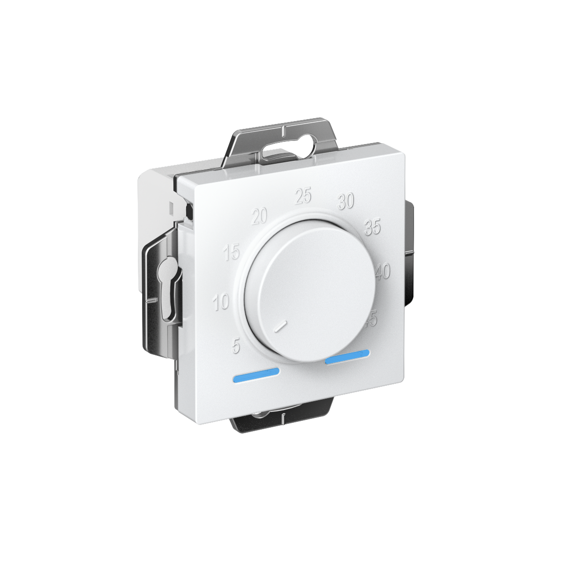 ATLASDESIGN ТЕРМОСТАТ электронный для теплого пола с датчиком, 10A, механизм, БЕЛЫЙ