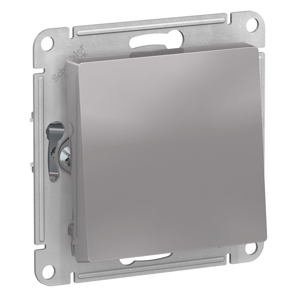 ATLASDESIGN AQUA 1-клавишный ПЕРЕКЛЮЧАТЕЛЬ, IP44, сх.6, 10АХ, механизм, АЛЮМИНИЙ