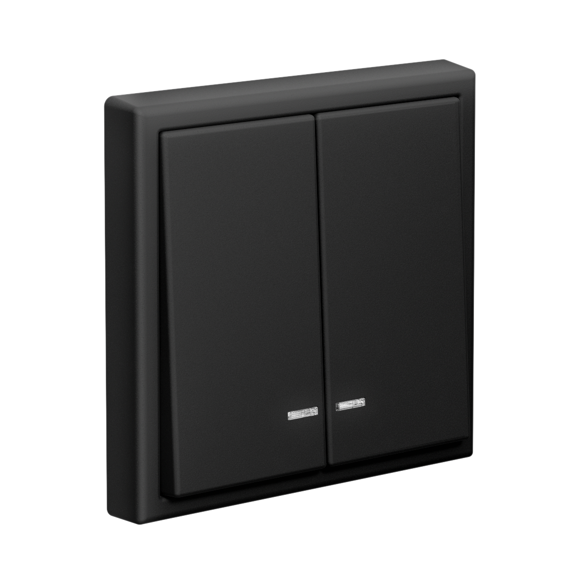 ARTGALLERY 2-клавишный ВЫКЛЮЧАТЕЛЬ с подсветкой, сх.5а, 10АХ, механизм, быстрозажим. клем., КАРБОН