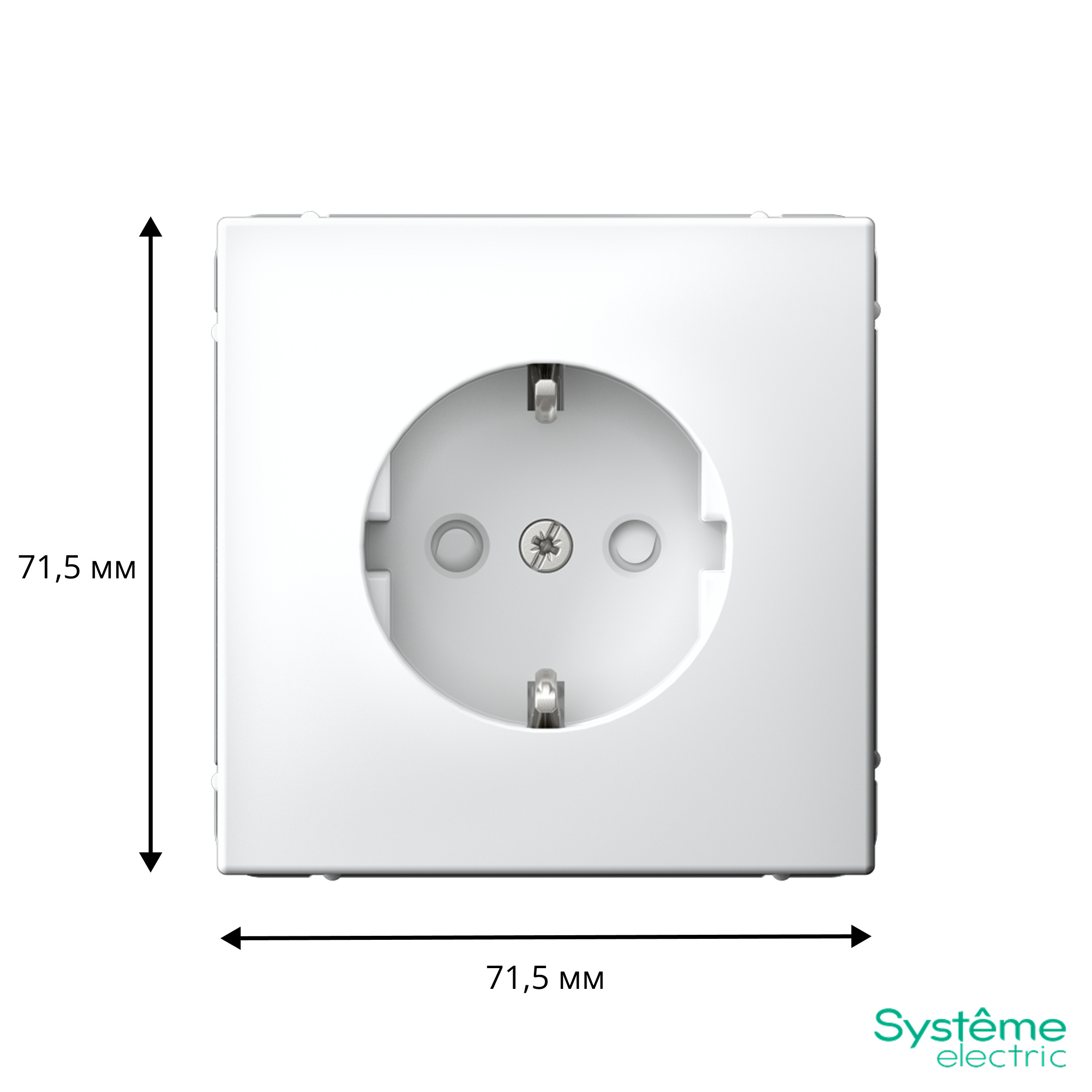 ARTGALLERY РОЗЕТКА с заземлением со шторками, 16А, механизм, быстрозажим. клем., БЕЛЫЙ