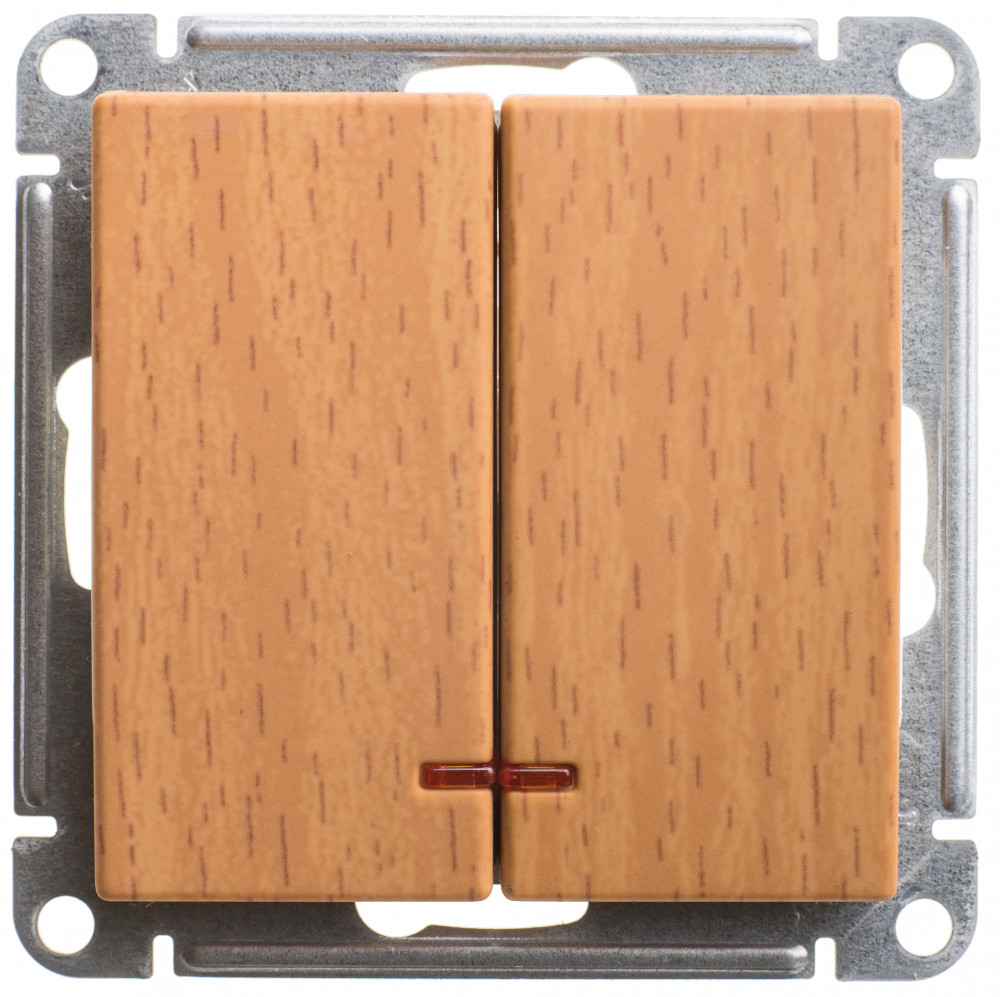 2-кл. ВЫКЛ с подсв. 10АХ, мех., БУК