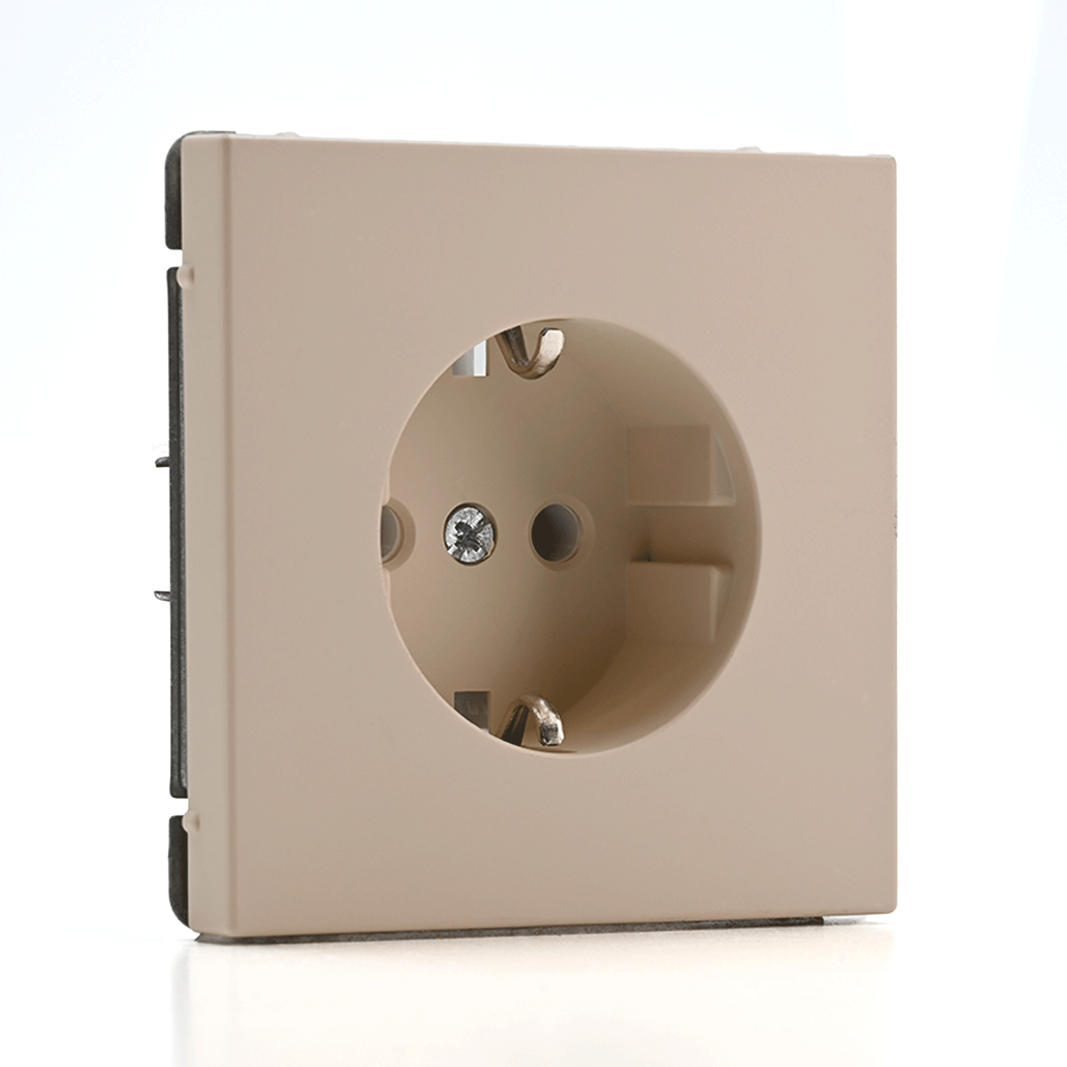 ARTGALLERY РОЗЕТКА с заземлением, 16А, механизм, быстрозажим. клем., ПЕСОЧНЫЙ