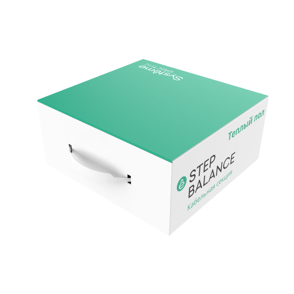 Теплый пол кабельная секция STEP BALANCE, SBC018023, 18 Вт/м, 23 м, S м²:1,6-2,9. Шаг, см: 7-12,5