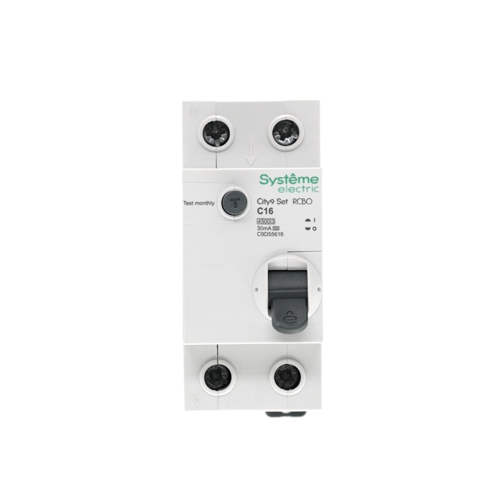 City9 Set Авт. выкл. диф. тока (АВДТ) 1P+N С 16А 4.5kA 30мА Тип-A 230В