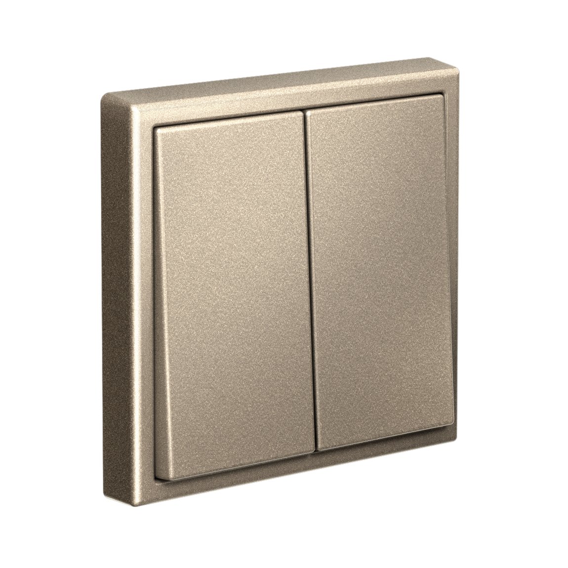 ARTGALLERY 2-клавишный ПЕРЕКЛЮЧАТЕЛЬ, 10АХ, механизм, быстрозажим. клем., ШАМПАНЬ