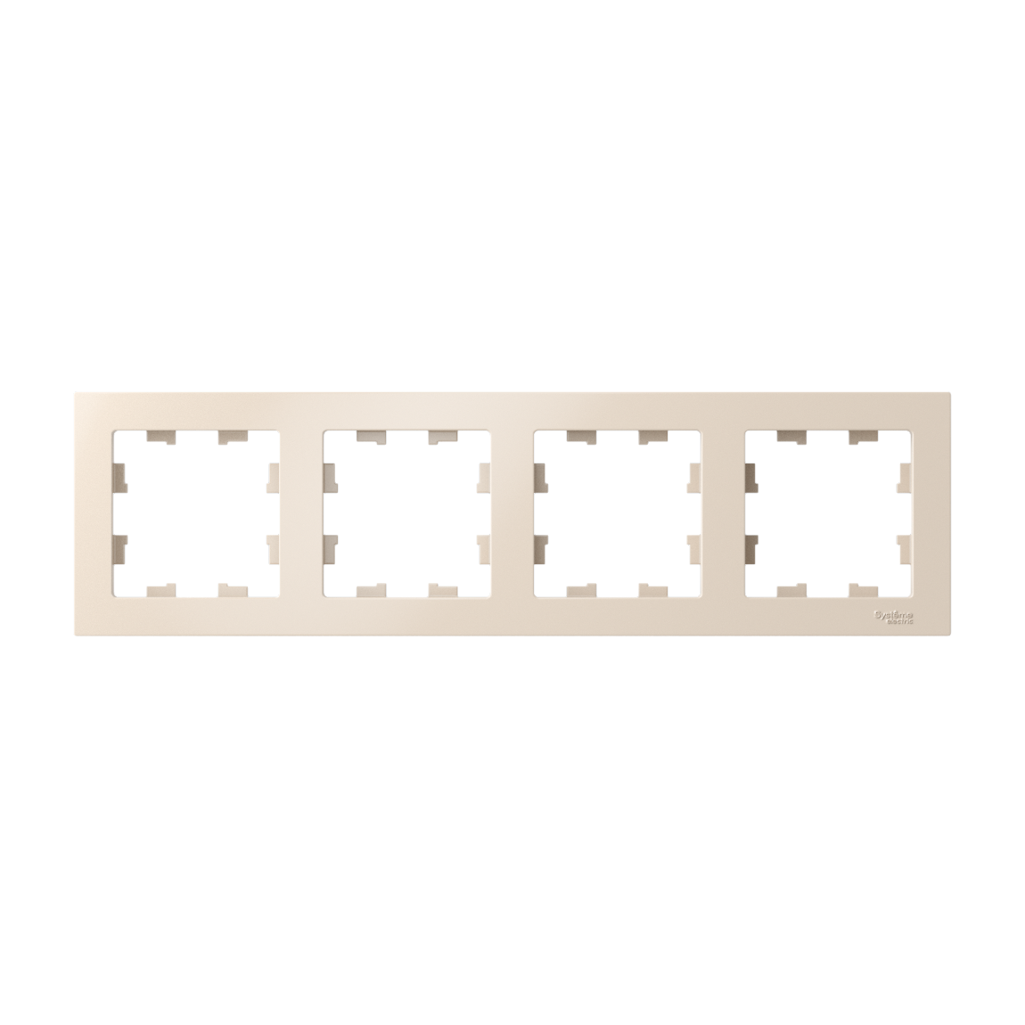 ATLASDESIGN 4-постовая РАМКА, универсальная, БЕЖЕВЫЙ