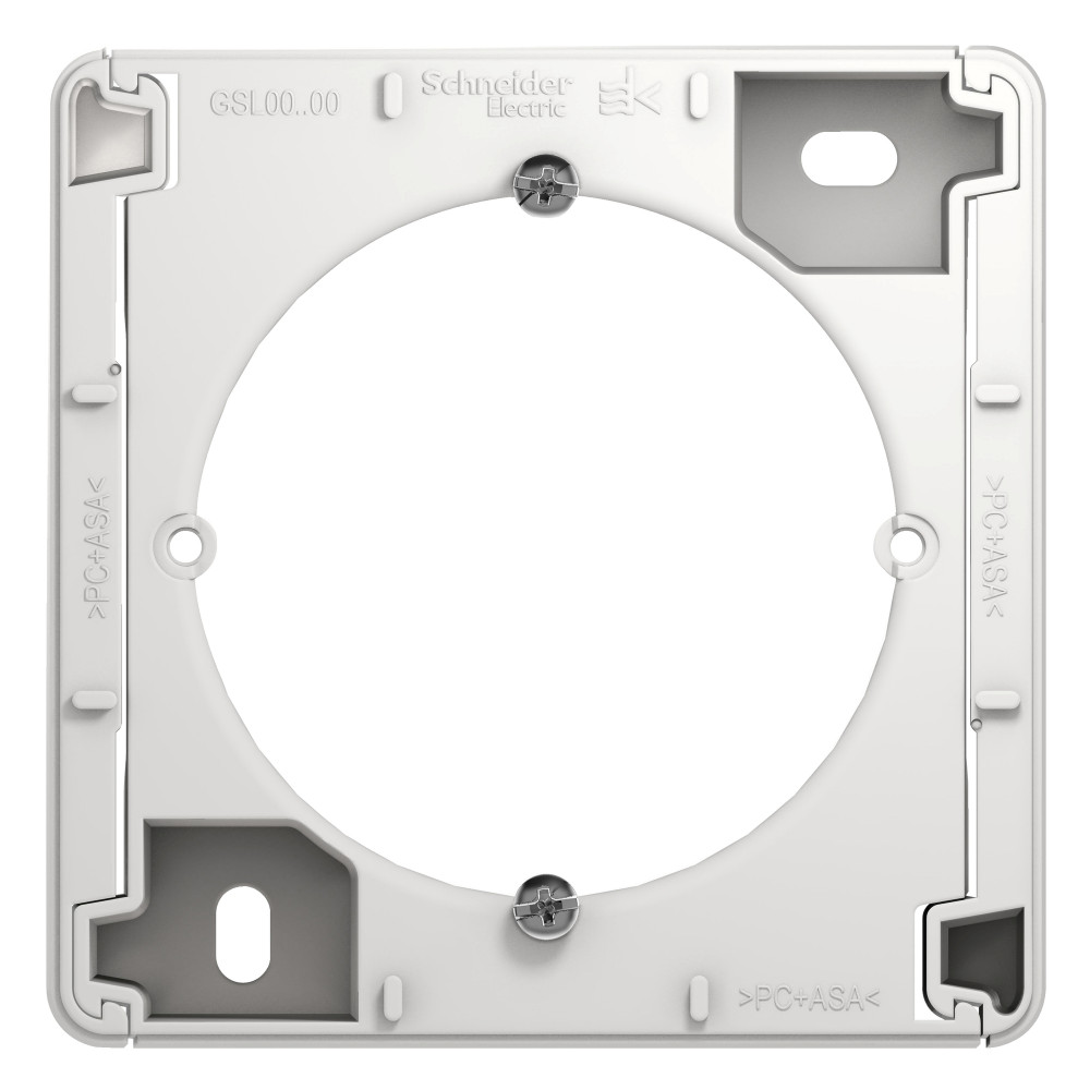 GLOSSA КОРОБКА для наружного монтажа, БЕЛЫЙ