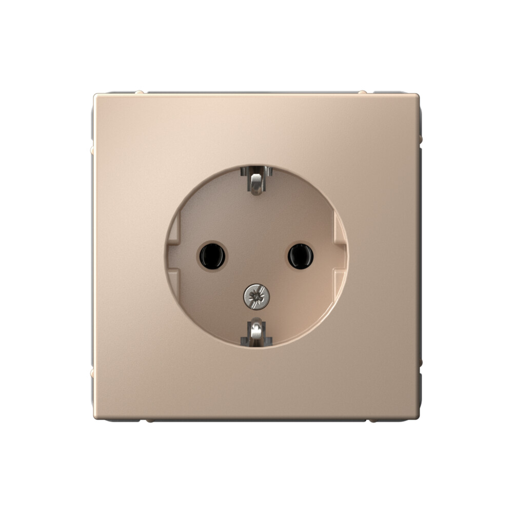 ARTGALLERY РОЗЕТКА с заземлением, 16А, механизм, ПЕСОЧНЫЙ