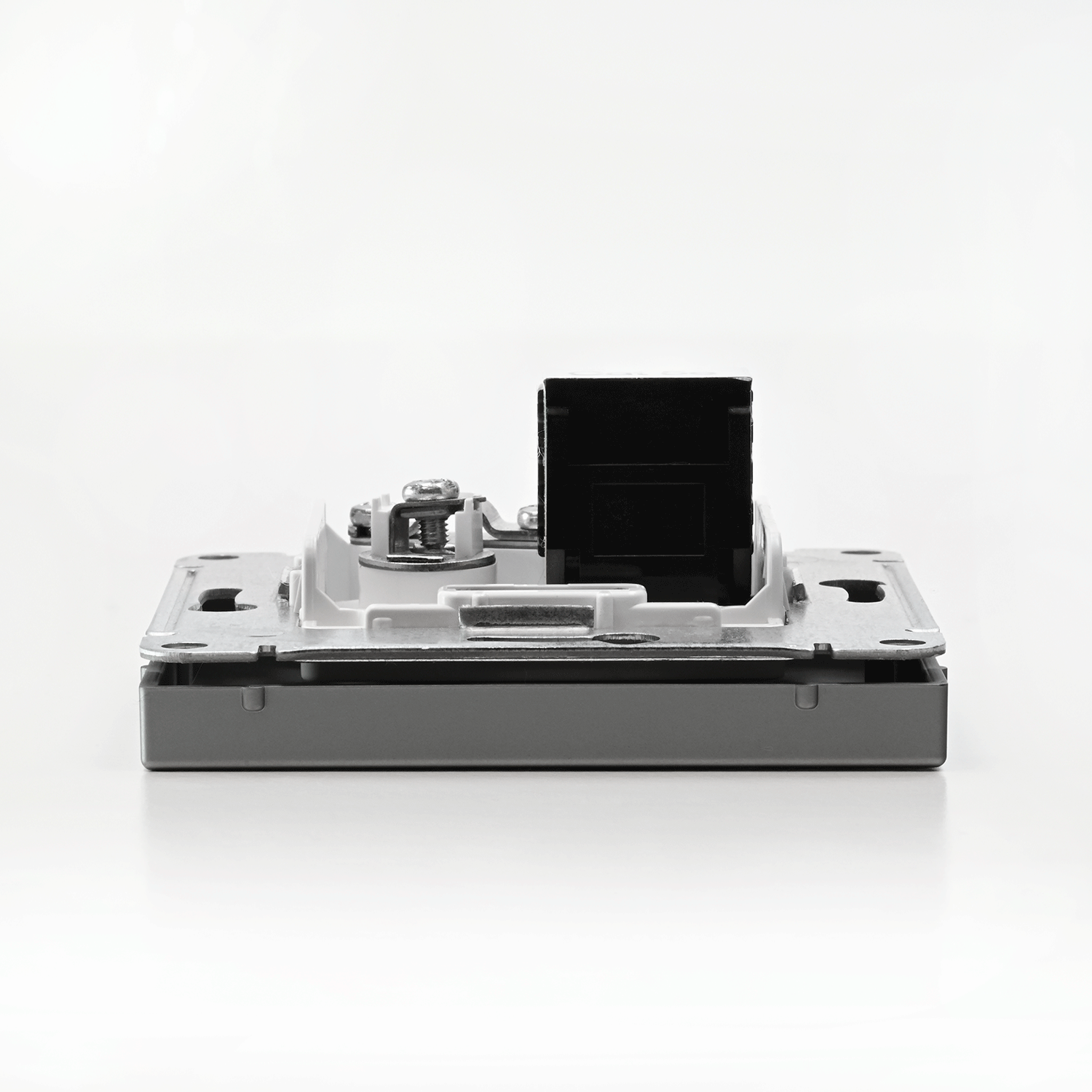 ARTGALLERY РОЗЕТКА двойная ТВ + компьютерная RJ45, кат. 5Е, СТАЛЬ