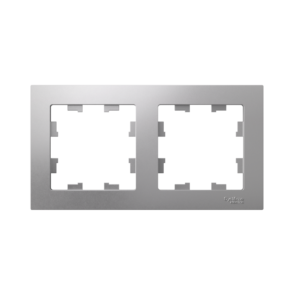 ATLASDESIGN 2-постовая РАМКА, универсальная, АЛЮМИНИЙ