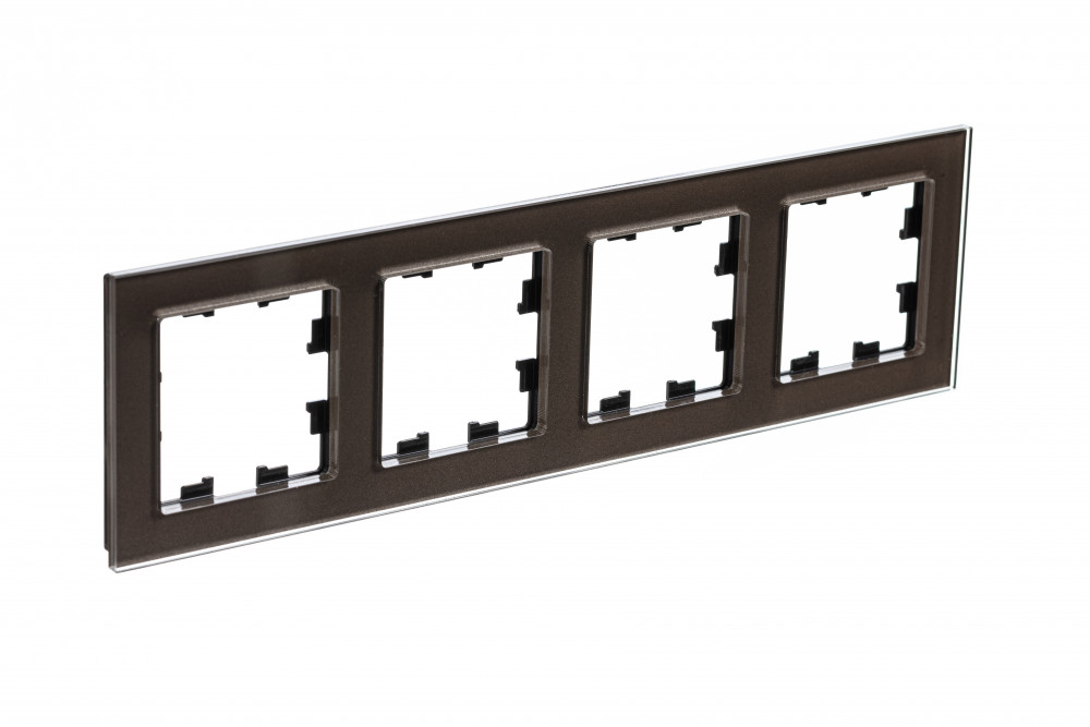 ATLASDESIGN NATURE 4-постовая РАМКА, ОРГАНИЧЕСКОЕ СТЕКЛО МОККО