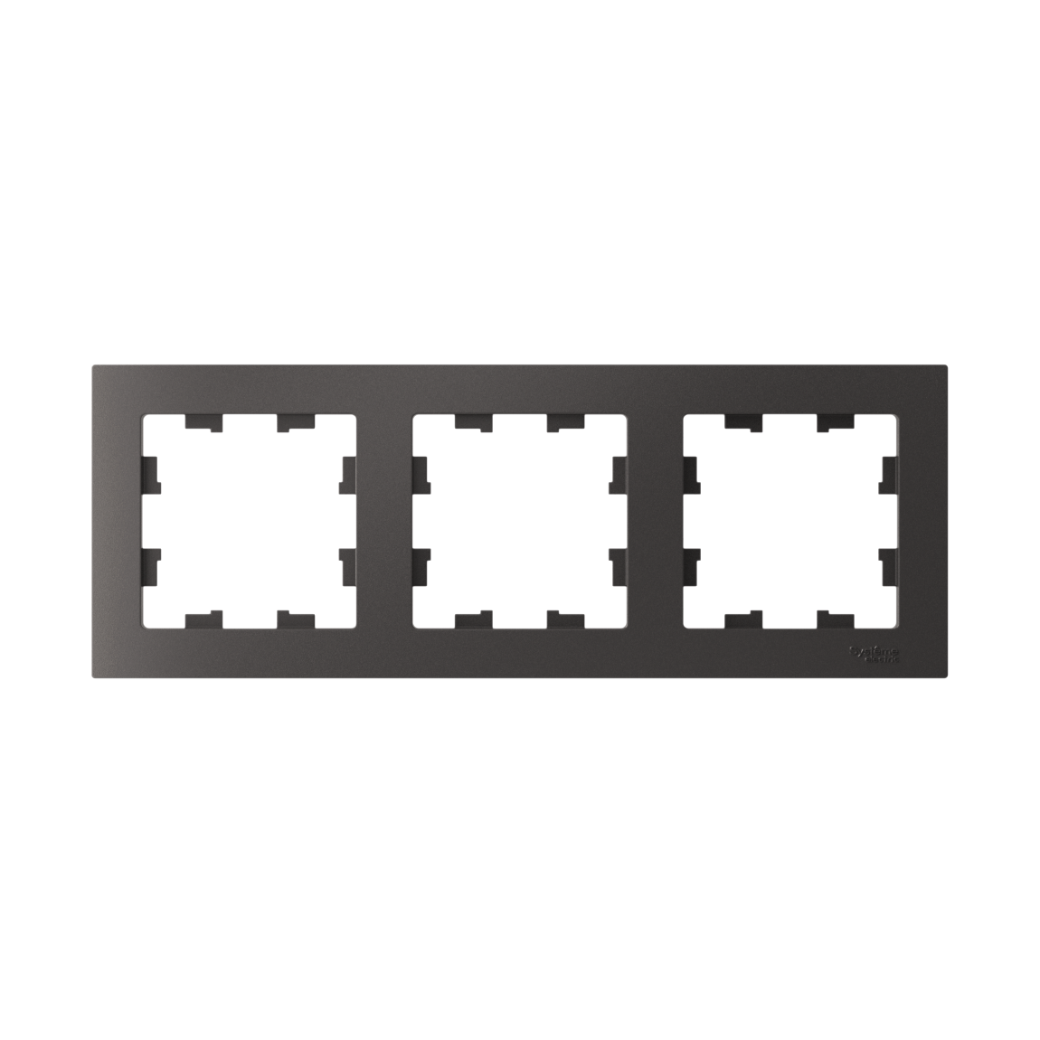 ATLASDESIGN 3-постовая РАМКА, универсальная, БАЗАЛЬТ