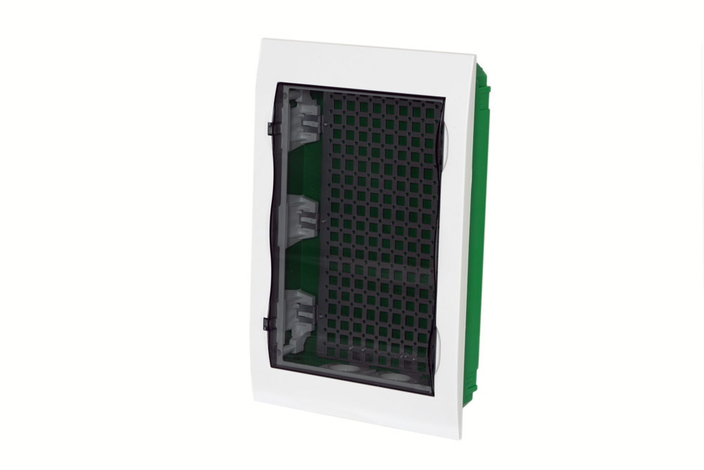 City9 Box IT корпус встраиваемый с проз дв. 3ряд/36мод 2 розетки