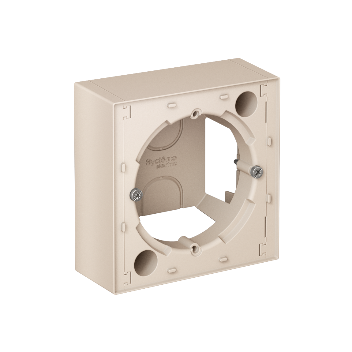 ATLASDESIGN КОРОБКА для наружного монтажа, БЕЖЕВЫЙ