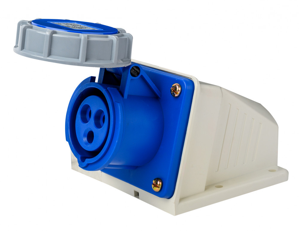 Розетка стационарная РС-103 113W 2Р+РЕ 16А 220В IP67