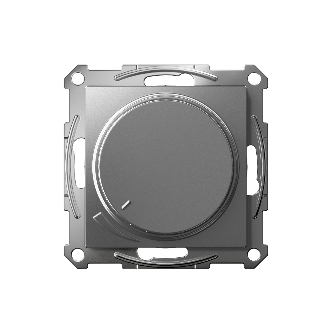 ATLASDESIGN СВЕТОРЕГУЛЯТОР (диммер) поворотно-нажимной, LED, RC, 400Вт, механизм, СТАЛЬ