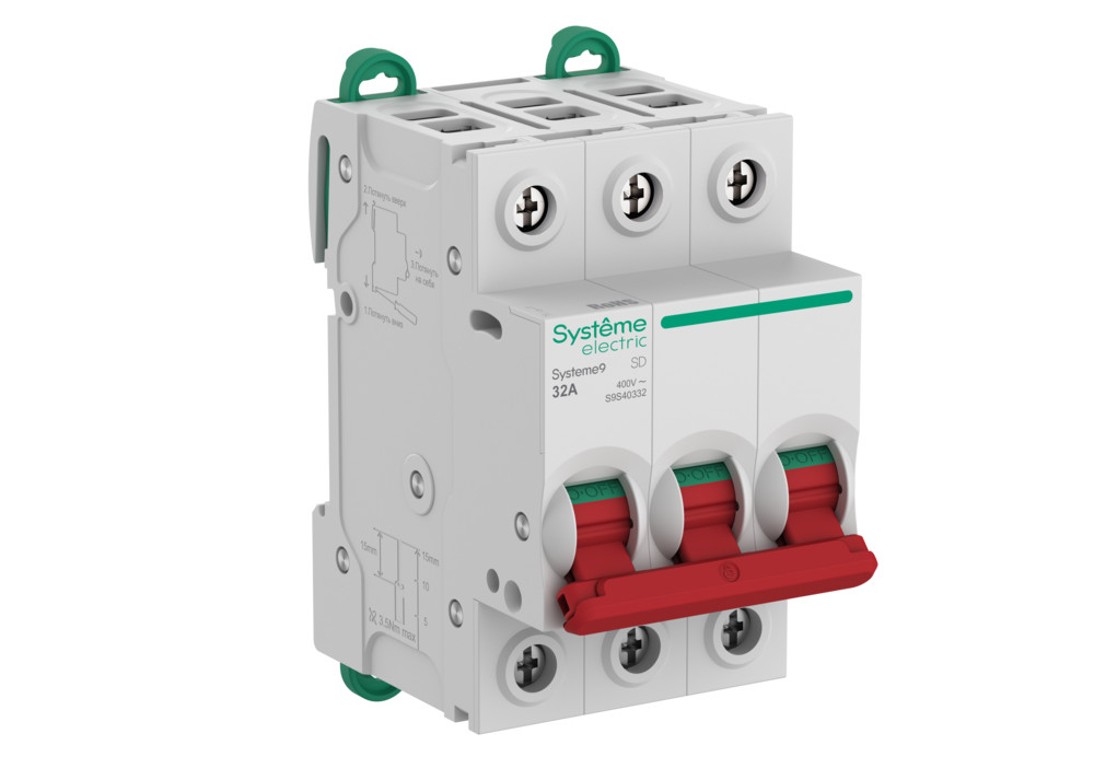 Systeme9 Выключатель нагрузки (ВН) 3P 32A 400В