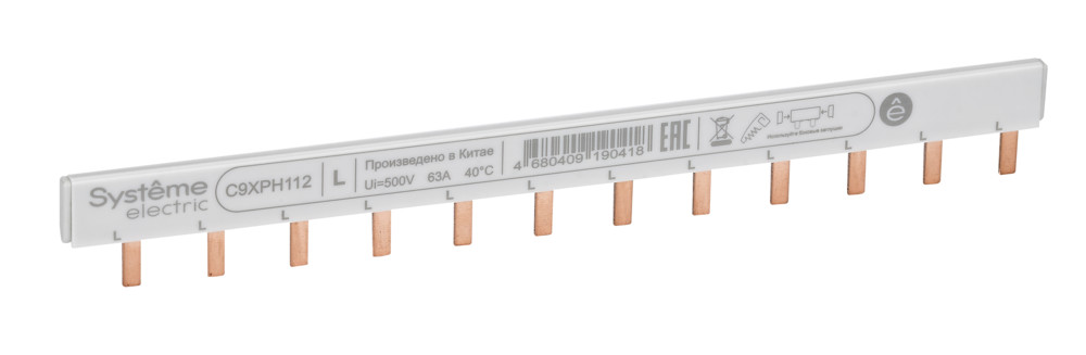 Шинка Греб. 1P (L1) 18мм 12мод 63А