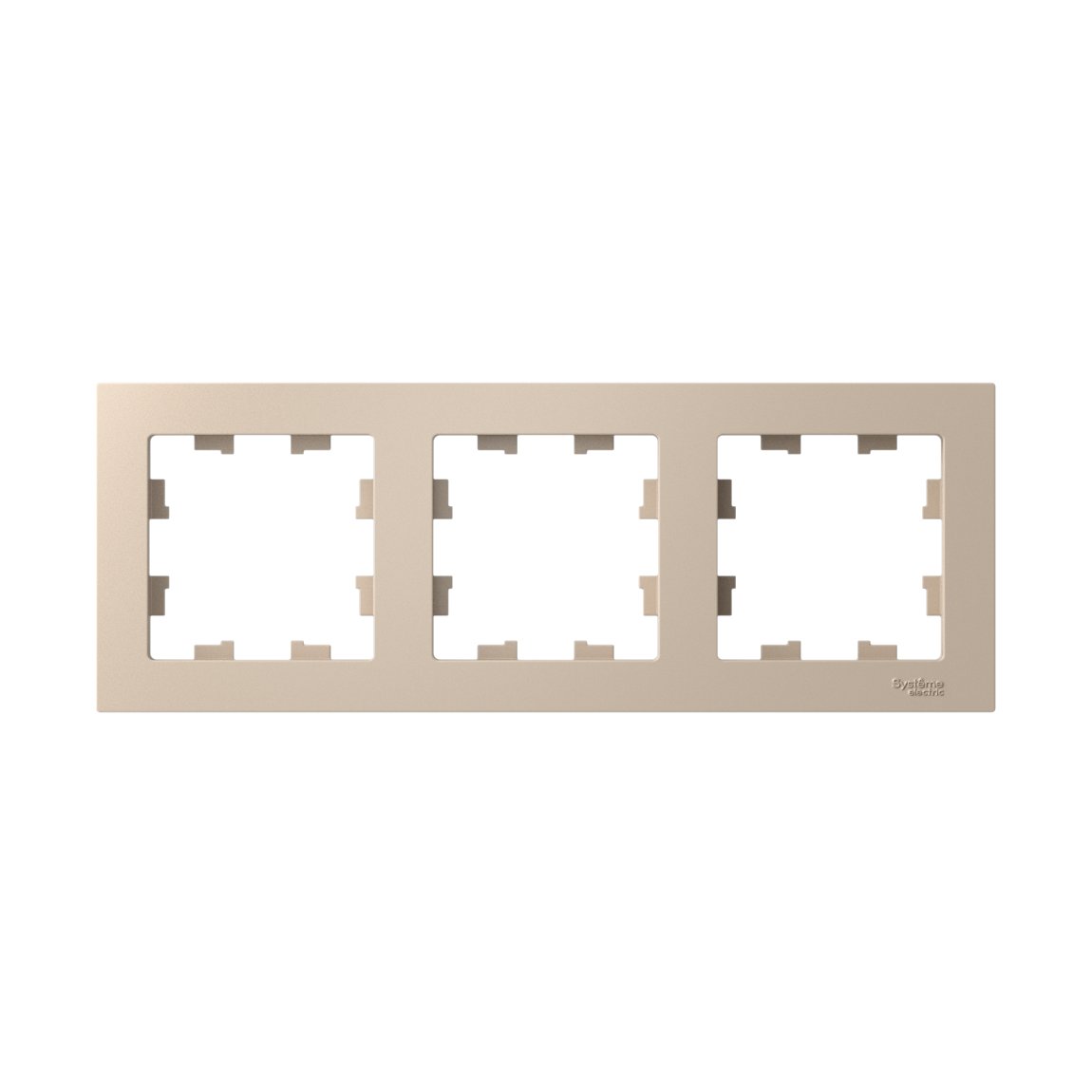 ATLASDESIGN 3-постовая РАМКА, универсальная, ПЕСОЧНЫЙ