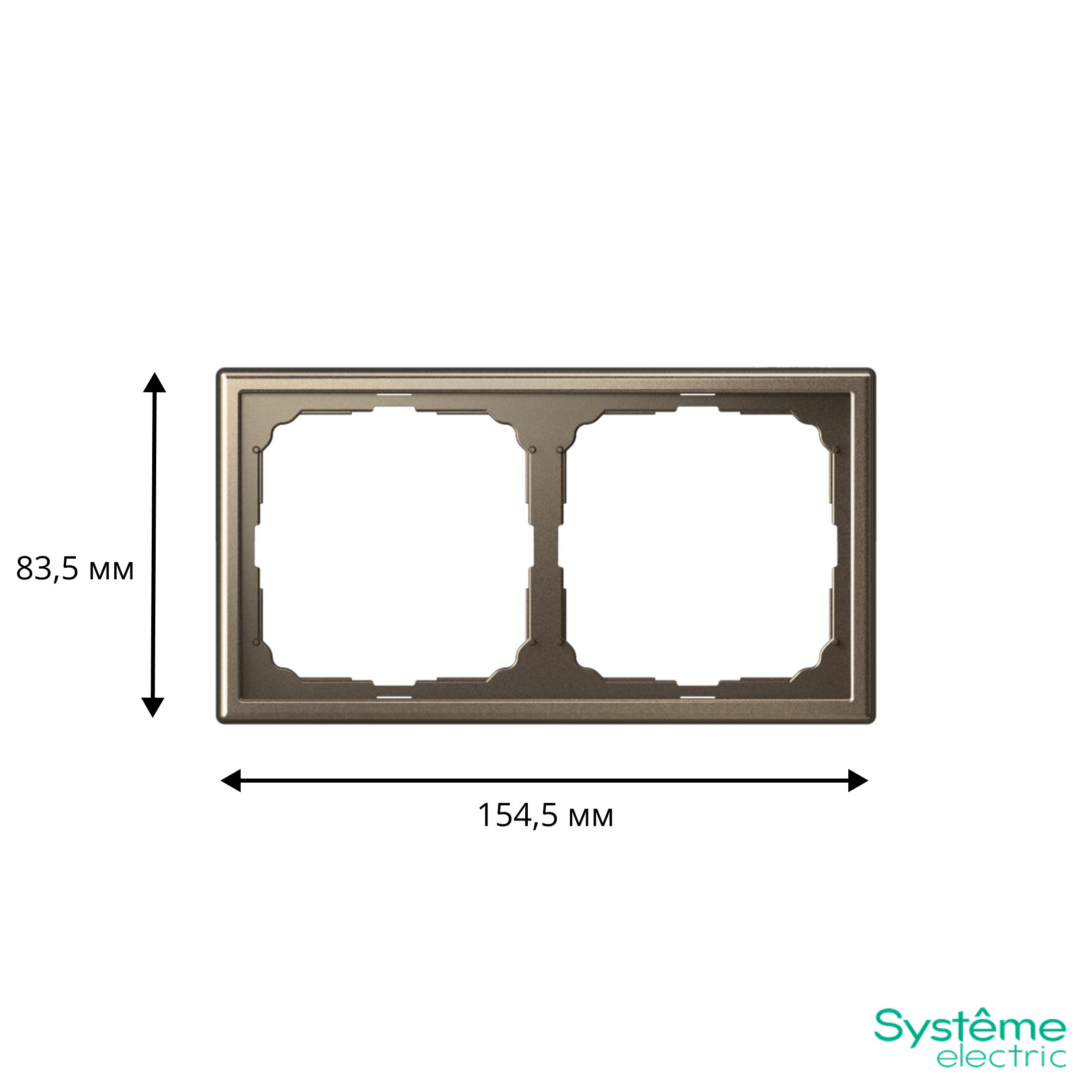 ARTGALLERY 2-постовая РАМКА, универсальная, МОККО