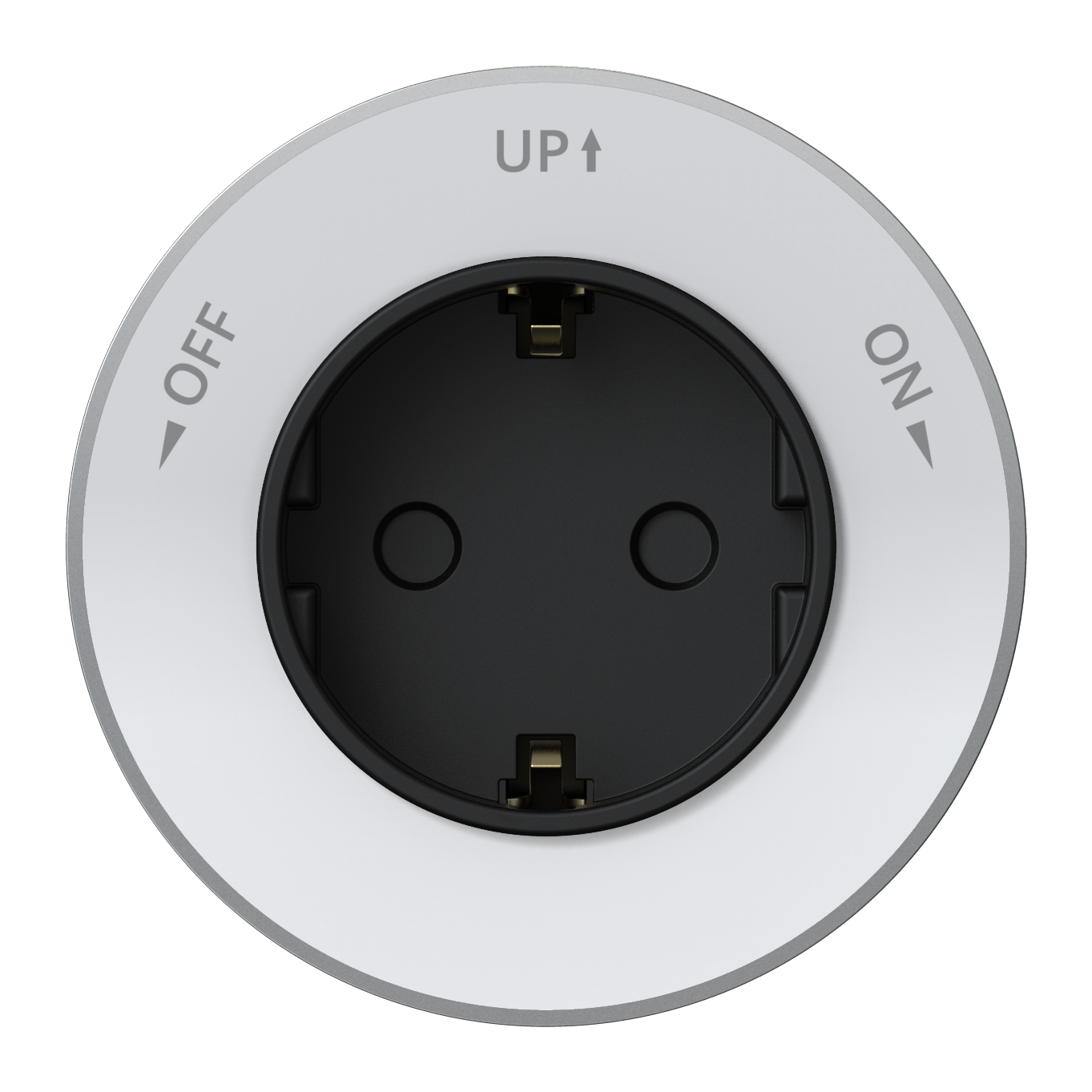 MULTITRACK Розетка 2К+З круглая 16 А/250 В БЕЛЫЙ