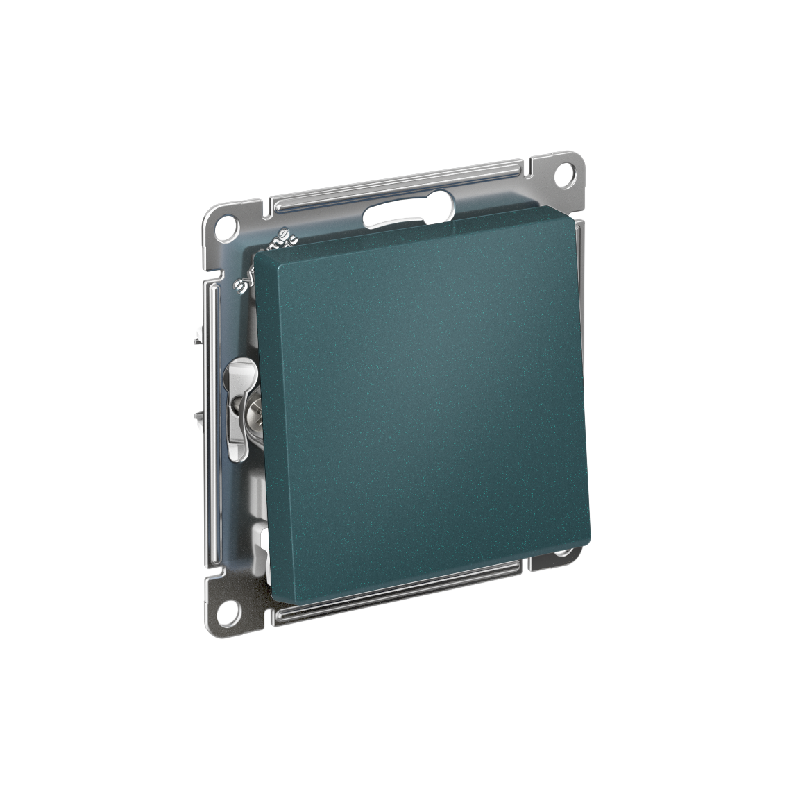 ATLASDESIGN 1-клавишный ВЫКЛЮЧАТЕЛЬ, сх.1, 10АХ, механизм, ИЗУМРУД