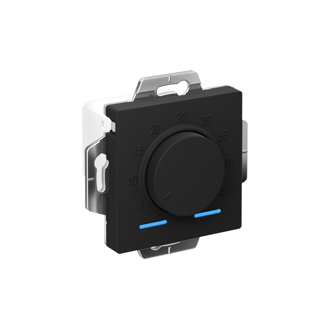 ATLASDESIGN ТЕРМОСТАТ электронный для теплого пола с датчиком, 10A, механизм, КАРБОН