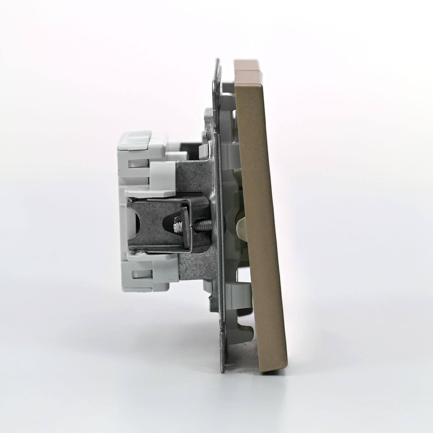 ARTGALLERY 2-клавишный ВЫКЛЮЧАТЕЛЬ, сх.5, 10АХ, механизм, ШАМПАНЬ