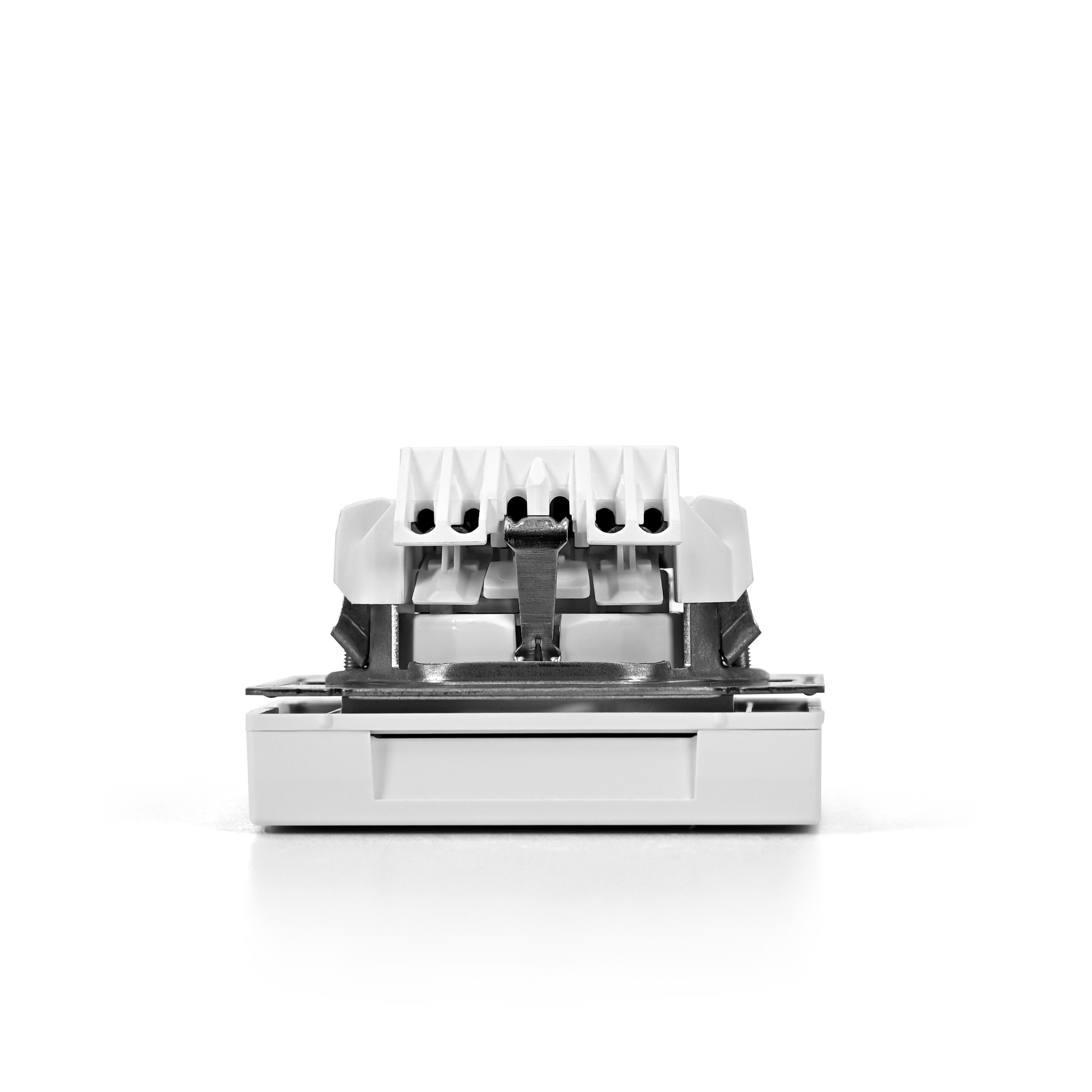 ARTGALLERY РОЗЕТКА с заземл. со шторк. с крышк., 16А, IP20,  механизм, быстрозажим. клем., БЕЛЫЙ