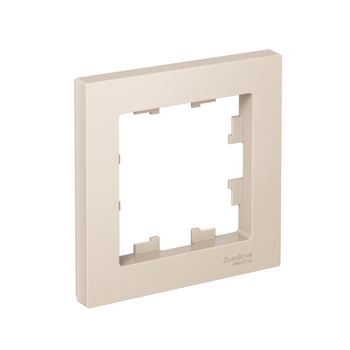 ATLASDESIGN 1-постовая РАМКА, БЕЖЕВЫЙ