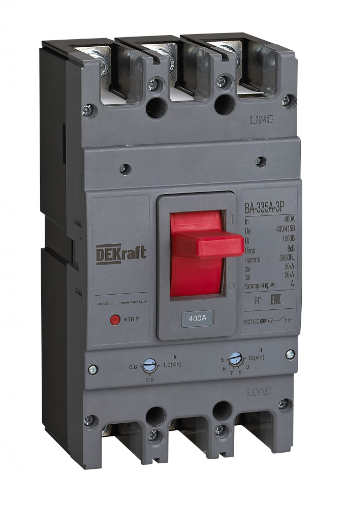 Силовой авт. выключатель 3P 250A 50кА ВА-335А