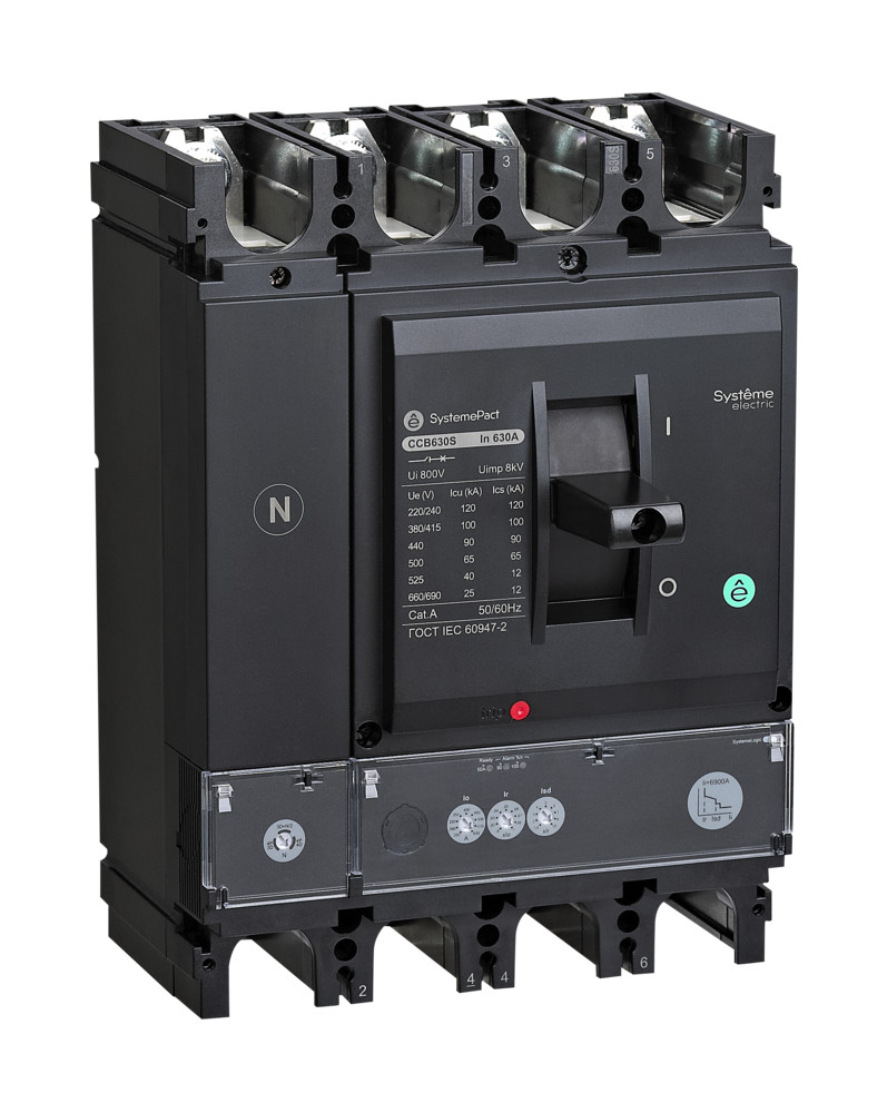 АВТ.ВЫКЛ SYSTEMEPACT CCB400 36KA 4P4D S2.3 400A