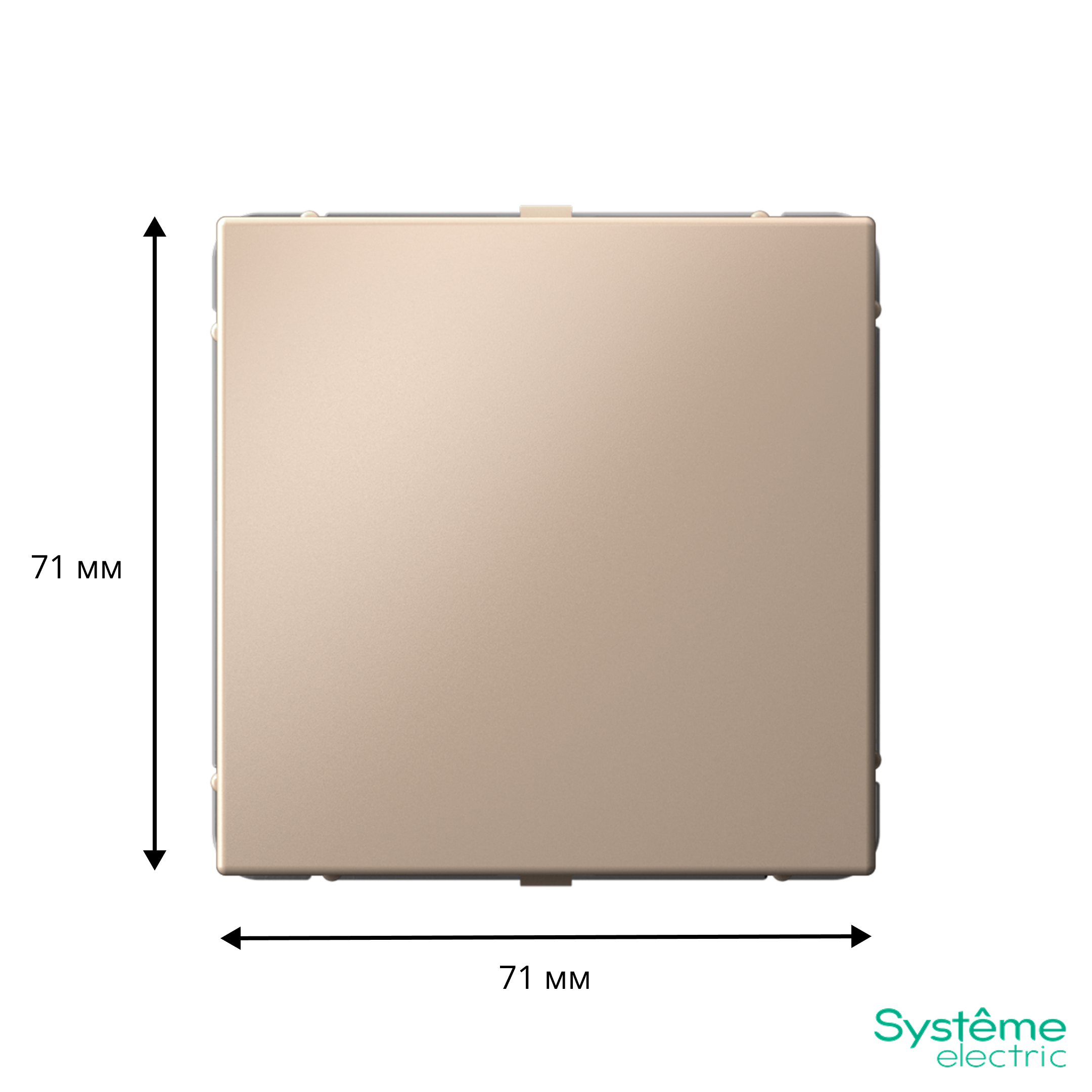 ARTGALLERY ЗАГЛУШКА с суппортом для многопостовых рамок, ПЕСОЧНЫЙ