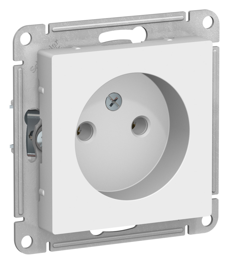 ATLASDESIGN РОЗЕТКА без заземления без шторок, 16А, механизм, ЛОТОС