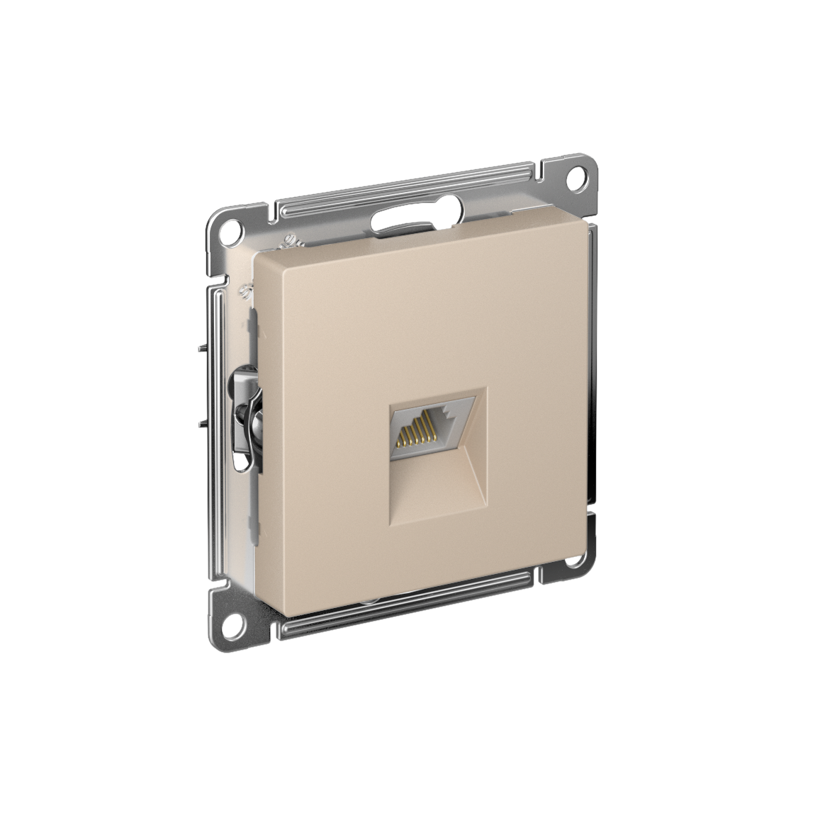 ATLASDESIGN РОЗЕТКА компьютерная RJ45 кат. 5e, механизм, ПЕСОЧНЫЙ